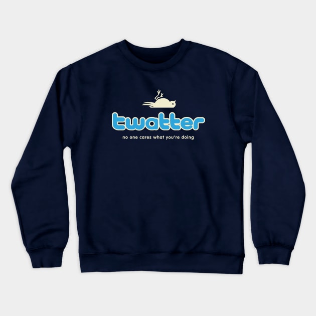 Twatter, Social media Crewneck Sweatshirt by BOEC Gear